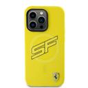 Ferrari Silicone Case with All Over SF Pattern for iPhone 15 Promax - Yellow - SW1hZ2U6MTY0NDU1OQ==