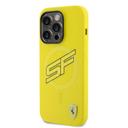 Ferrari Silicone Case with All Over SF Pattern for iPhone 15 Promax - Yellow - SW1hZ2U6MTY0NDU2MQ==