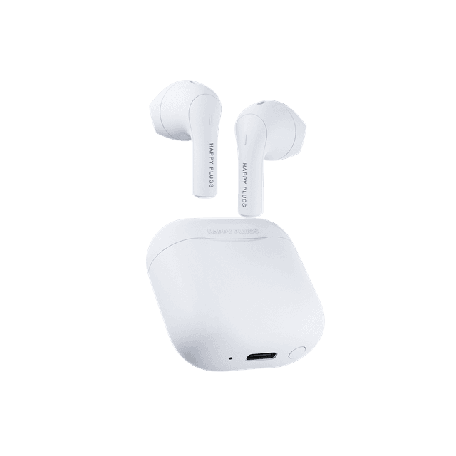 HAPPY PLUGS Joy True Wireless Headphones - White - SW1hZ2U6MTY4MTQ0MA==