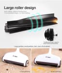 ممسحة ارضيات ومكنسة يدوية باسطوانه مدمجة Boomjoy high Efficiency Sweep Carpet and Floor Sweeper