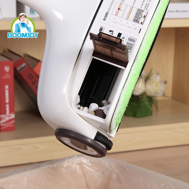 ممسحة ارضيات ومكنسة يدوية باسطوانه مدمجة Boomjoy high Efficiency Sweep Carpet and Floor Sweeper