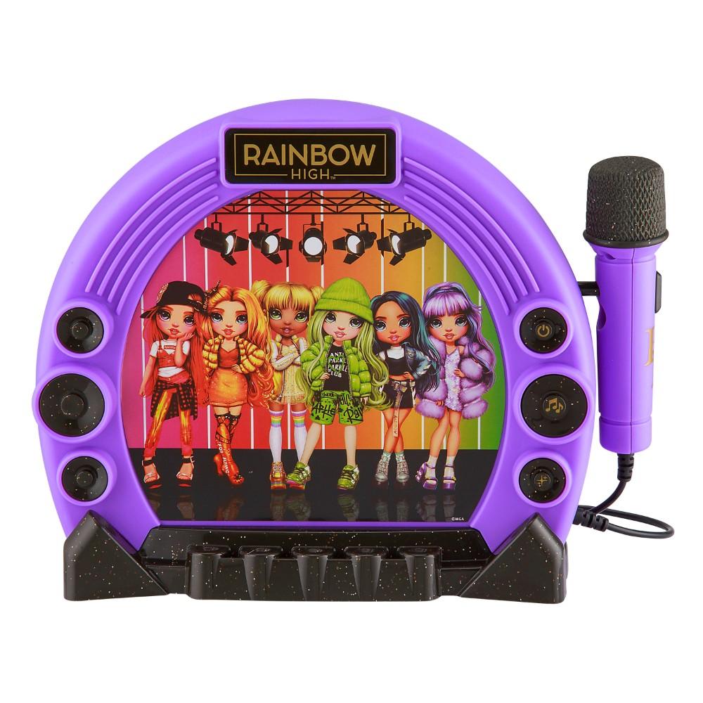 ميكروفون صوت للاطفال رينبو هاي من كيدديزاين KIDdesigns Sing Along Boombox MGA Rainbow High