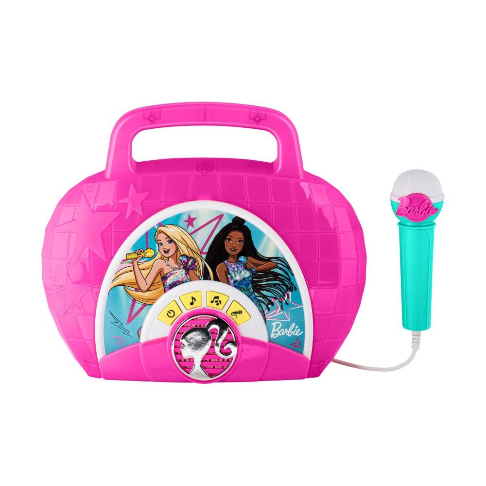 ميكروفون صوت للاطفال بشخصية باربي من كيد ديزاين KIDdesigns Sing Along Boombox Mattel Barbie