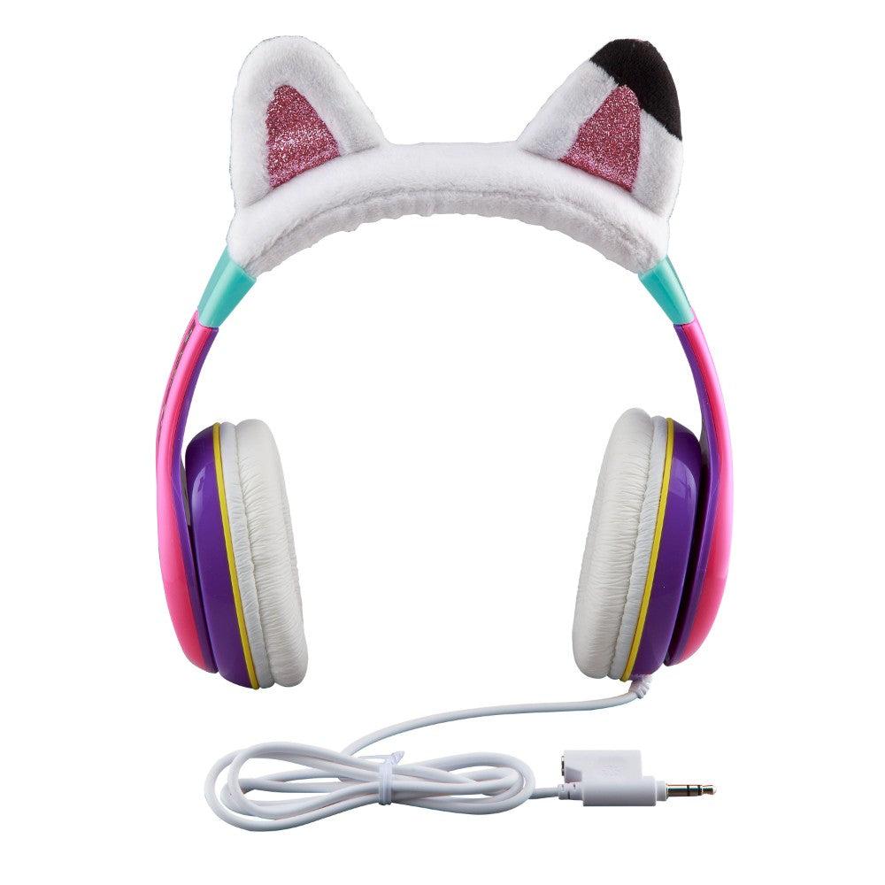 سماعات اطفال سلكية بتصميم اذن ارنب من كيد ديزاين KIDdesigns Youth Headphones (Wired) Dreamworks Gabby's Dollhouse