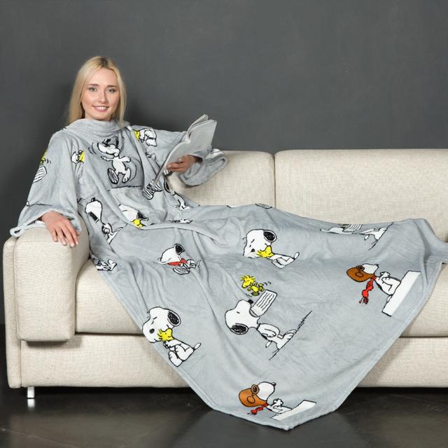 Kanguru - Blanket With Sleeves and a Pocket - Deluxe Snoopy - SW1hZ2U6MTY3OTI0NQ==