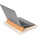 حامل لابتوب 13 انش لون ابيض وكاراميل من موشي MOSHI Muse 13" 3 in 1 Slim Laptop Sleeve and Stand Seashell White - SW1hZ2U6MTY4MjEwMA==