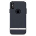 كفر ايفون XS/X لون كحلي موشي MOSHI Vesta Bahama Blue for iPhone XS/X - SW1hZ2U6MTY4MTMyNQ==