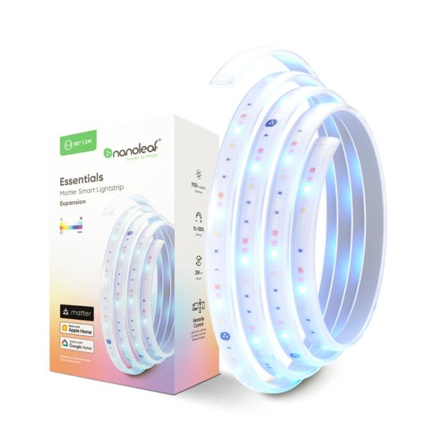 شريط اضاءة ليد 2 متر 160 لومن 30 واط Global من نانوليف اسينشال Nanoleaf Essentials Light Strips Expansion 2 Meter 1600Lm 30W 2700K-6500K Global - SW1hZ2U6MTY4MDM0Ng==