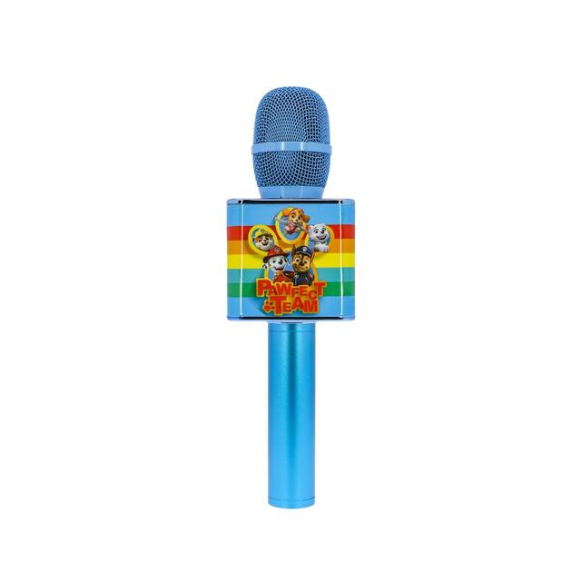 مايك غناء للاطفال بشخصية بو باترول لون ازرق من او تي ل OTL Paw Patrol Perfect Team Karaoke Microphone with Bluetooth Speaker Blue - SW1hZ2U6MTY4MDQ1Mg==