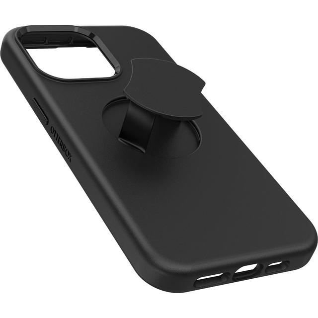 جراب ايفون 15 برو ماكس مغنطة داخلية لون اسود اوتر بوكس OtterBox iPhone 15 Pro Max OtterGrip Symmetry black - SW1hZ2U6MTY4MDk0MQ==