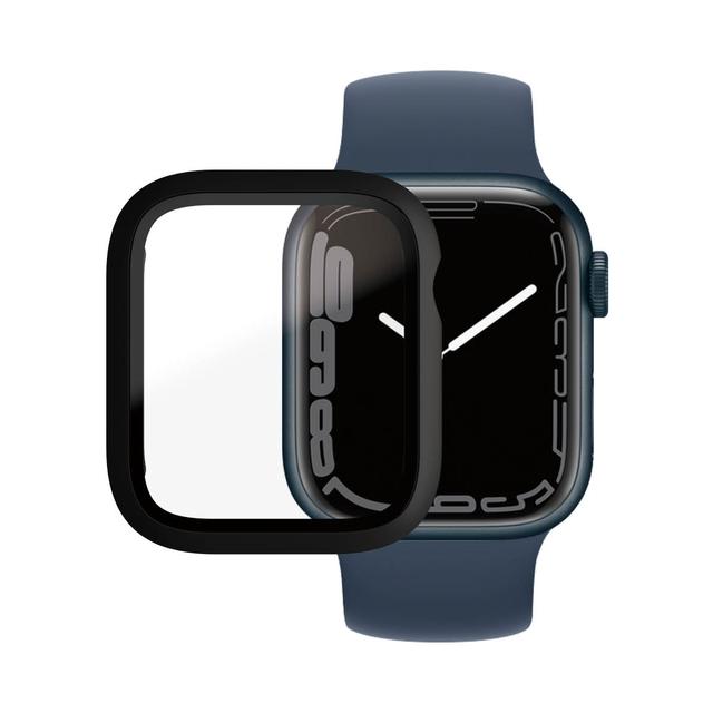 PANZERGLASS Apple Watch Series 7 45mm Screen Protector Full Body Case - Black AB - SW1hZ2U6MTY4MTYyMA==