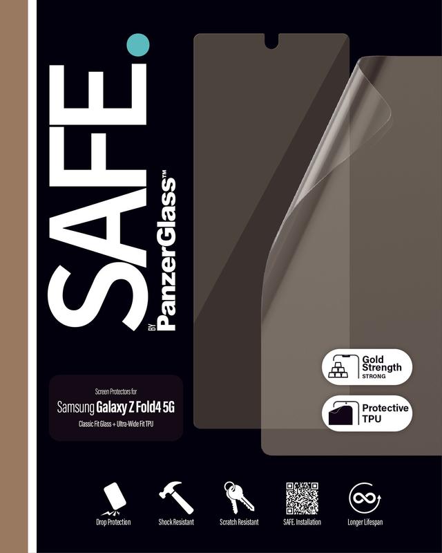 PANZERGLASS SAFE Samsung Galaxy Z Fold4 5G - Screen Protector - Clear - SW1hZ2U6MTY4MTkxNw==