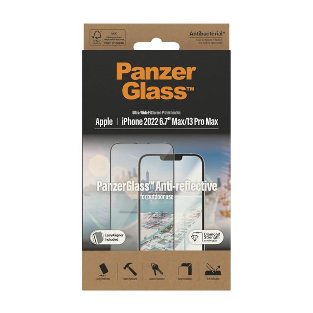 PANZERGLASS iPhone 14 Plus - UWF Anti-Reflective Screen Protector with Applicator - Clear - SW1hZ2U6MTY3OTgyOQ==