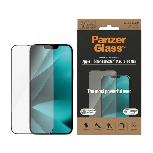 PANZERGLASS iPhone 14 Plus - Ultra-Wide Fit Screen Protector with Applicator - Clear - SW1hZ2U6MTY3OTI2Ng==