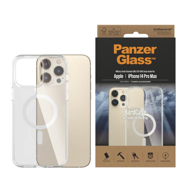 جراب ايفون 14 بروماكس ماج سيف شفاف من بانزر جلاس PANZERGLASS iPhone 14 Pro Max HardCase with MagSafe Clear - SW1hZ2U6MTY4MDE1Mg==