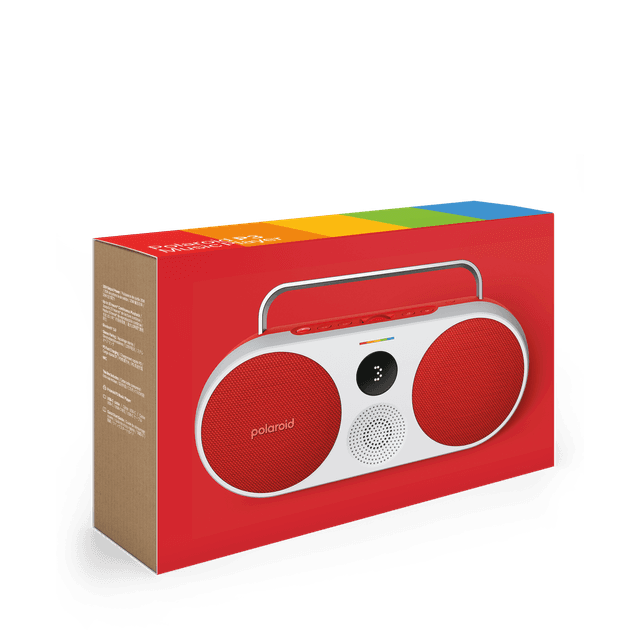 POLAROID P3 Music Player Bluetooth Wireless Portable Speaker - Red & White - SW1hZ2U6MTY4MTgzOA==