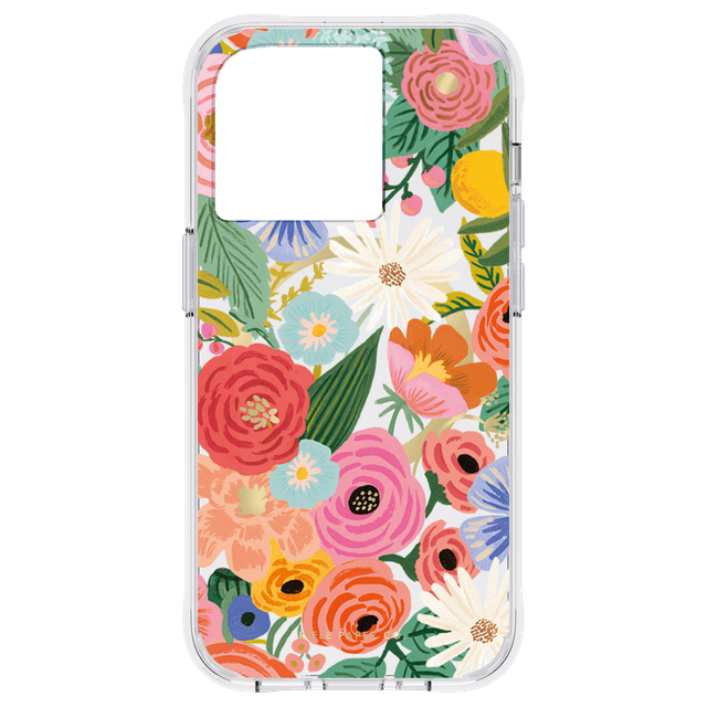 RIFLE PAPER CO. iPhone 14 Pro - Garden Party Blush with Magsafe - Clear - SW1hZ2U6MTY4MDIxNA==