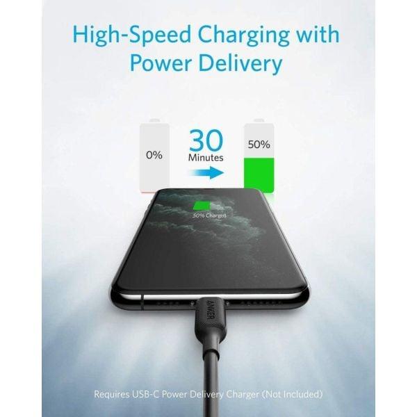 Anker Powerline III USB Type-C to Lightning Cable 1.8m - SW1hZ2U6MTY2Njc4Mw==