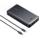 باور بانك شاحن متنقل انكر 24000 مللي أمبير 65 واط يدعم شحن اللابتوب Anker 537 Power Bank Powercore 24K For Laptop - 621887