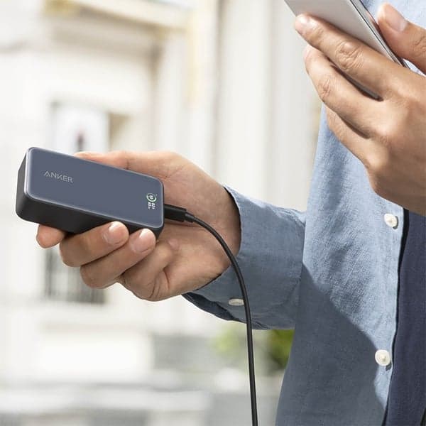 باور بانك شاحن متنقل انكر 10000 مللي أمبير 30 واط Anker 533 Power Bank