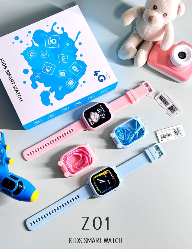 ساعة ذكية للاطفال مع ميزة تحديد المواقع 700 مللي أمبير Z01 4G Kids Smart Watch