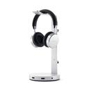 حامل سماعات مع 3 منافذ يو اس بي فضي ساتشي  SATECHI Aluminum Headphone Stand Hub and 3.5mm AUX Port - SW1hZ2U6MTY4MTg5OA==