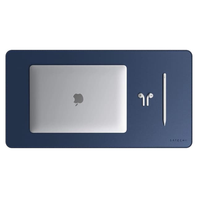 SATECHI Eco Leather Desk Mat - Blue