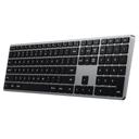 SATECHI Ultra Slim Backlit X3 Bluetooth Keyboard - Space Grey - SW1hZ2U6MTY4MDgzMw==