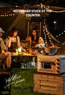 Portable Baking Oven Gas Burner Outdoor Camping  - SW1hZ2U6MTY4NDY5Nw==