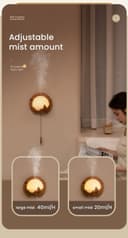 اضاءة جدارية بدون كهرباء قابلة للشحن 4000 مللي أمبير مع مرطب جو مدمج Wall-Mounted Lamp With Aroma Diffuser