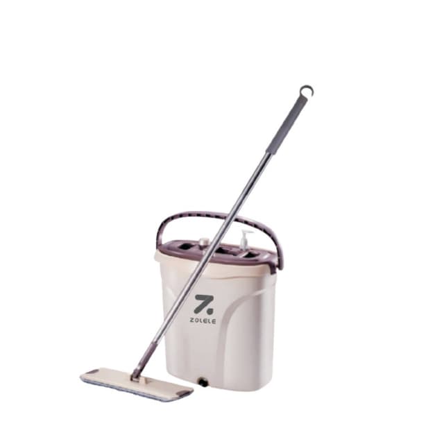 ممسحة ارضيات سيراميك قابلة للعصر مع سطل FM01 Mop with Bucket Set Mop for Floor Cleaning Wet and Dry