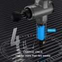 مسدس مساج محمول 2600 مللي أمبير مع 10 رؤوس تدليك Handheld Massage Gun for Athletes