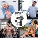 مسدس مساج محمول 2600 مللي أمبير مع 10 رؤوس تدليك Handheld Massage Gun for Athletes