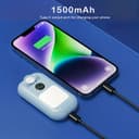 كشاف طوارئ 1000 لومن مع باور بنك مدمج 1500 مللي أمبير Emergency Portable Flashlight With Power Bank