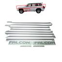 Falcon Side Stripe Sticker Black (Nissan Patrol Y61 4-door VTC GU) - SW1hZ2U6MTY3MTM1MQ==