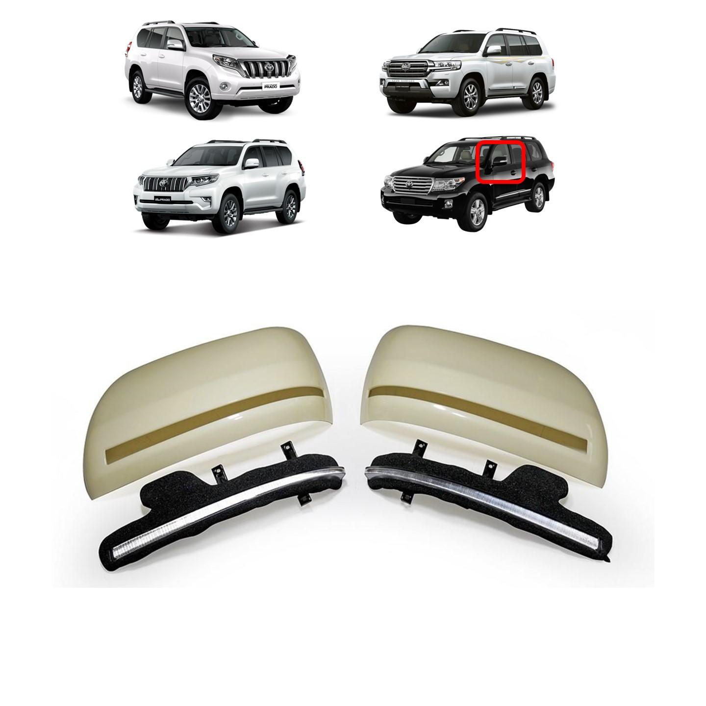 Sequential Side Mirror Covers for Toyota LC200 and Prado