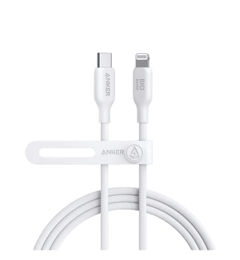 سلك شاحن ايفون أنكر 1.8 متر Anker 542 USB-C to Lightning Cable