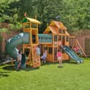 KidKraft Bear Cave Lodge Swing Set / Playset