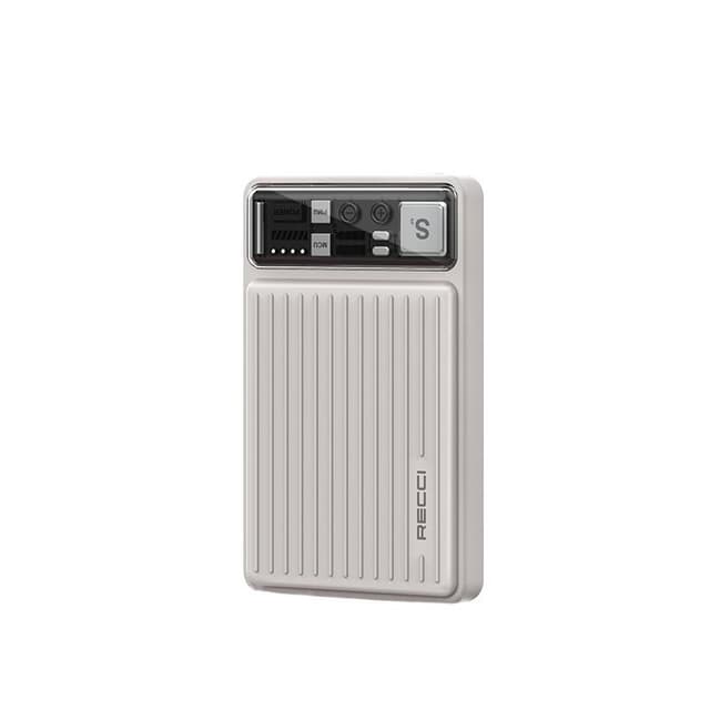 Recci RPB-P40 22.5W + PD20W Power Bank 10000Mah (Built-In Type-C + iOS Devices Cable)