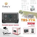 بطارية متنقلة للرحلات صغيرة توبيز 285 واط/ساعة 77000 مللي أمبير Toby's TBS-77A Portable Power Station 15W Wireless Charger - SW1hZ2U6MTY4ODczMA==