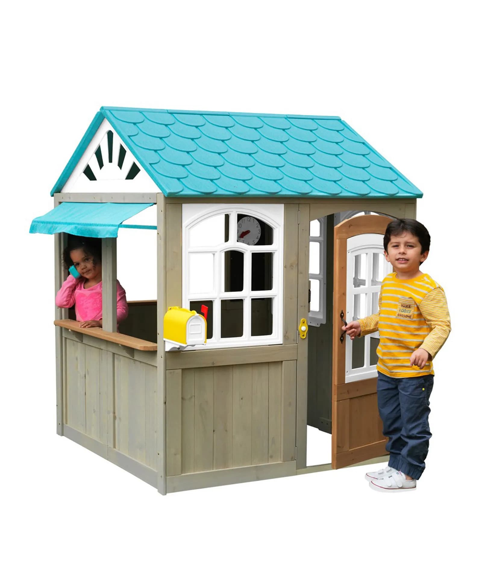 بيت لعبه للاطفال خشبي كيد كرافت Kidkraft Oceanfront Wooden Playhouse