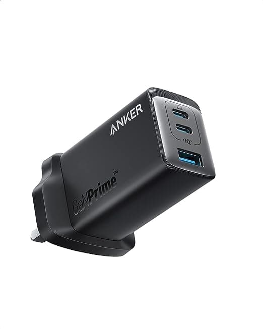 راس شاحن انكر جان برايم 65 واط 3 منافذ Anker 735 Charger GanPrime 3-Port