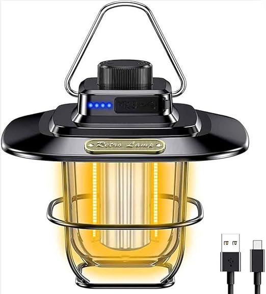 Retro Lamp TM-LY02 Multifunctional Camping Lamp - SW1hZ2U6MTcwNDAxMw==