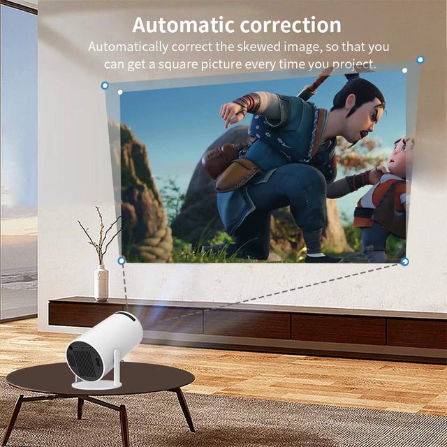 بروجكتر صغير للجوال منزلي 130 بوصة Mini Portable Smart Projector Android - SW1hZ2U6MTcwMTM5MQ==