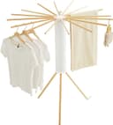 منشر غسيل خشبي صغير قابل للطي Tripod Clothes Drying Rack Portable and Foldable