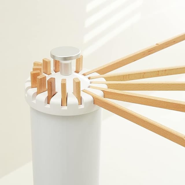 منشر غسيل خشبي صغير قابل للطي Tripod Clothes Drying Rack Portable and Foldable