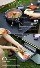 Outdoor Camping Kitchen Station 60L with Integrated Stove Portable And Foldable  - SW1hZ2U6MTY5MzcwNg==