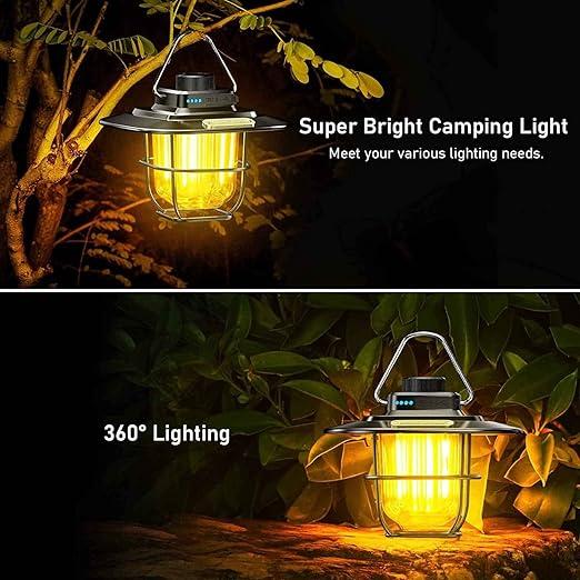 Retro Lamp TM-LY02 Multifunctional Camping Lamp - SW1hZ2U6MTcwNDAyMQ==