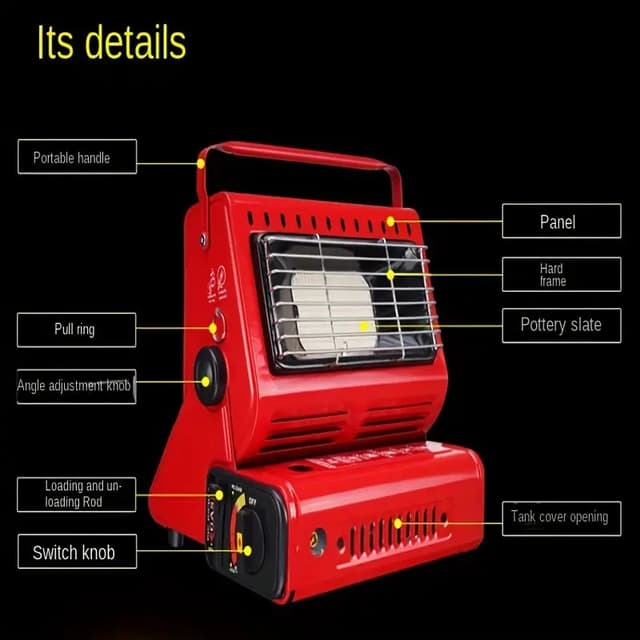 دفاية غاز صغيرة محمولة Portable Outdoor Heating Stove