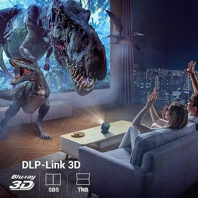 Byintek P19 Projector 1080P Smart Android Wifi Video Outdoor Mini Portable Pocket Projector